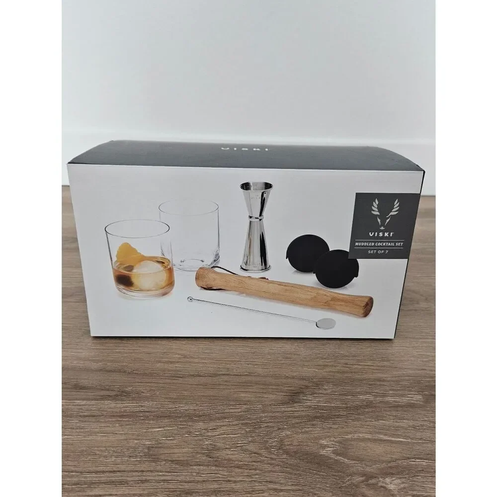 Viski Muddled Cocktails Set - 7 Pieces